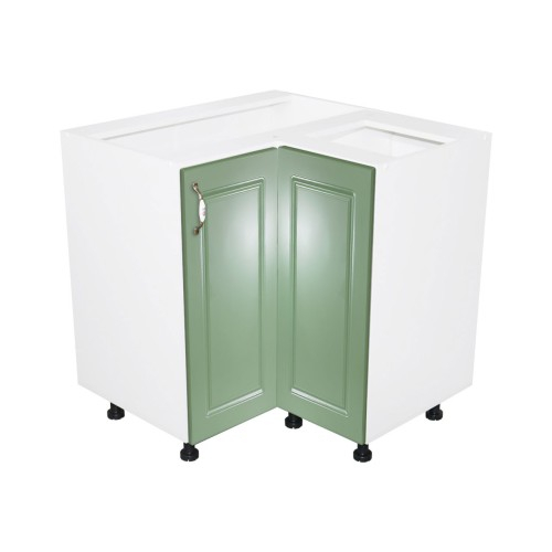 Corp inferior colt cu 2 usi Zebra MDF Verde drept [1]