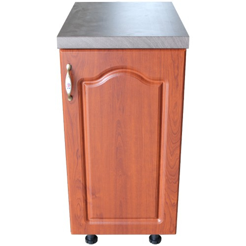 Corp inferior cu 1 Usa Dreapta Zebra, Wenge/MDF Cedru Mustata, blat Beton 40 x 85 x 60 [1]