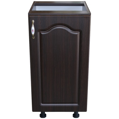 Corp inferior cu 1 usa dreapta Zebra, Wenge/ MDF Wenge Mustata, fara blat, 40 x 82 x 50 cm [4]