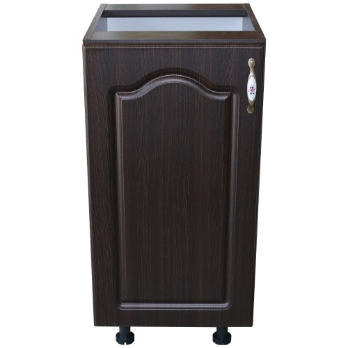 Corp inferior cu 1 usa stanga Zebra, Wenge/ MDF Wenge Mustata, fara blat, 40 x 82 x 50 cm [1]