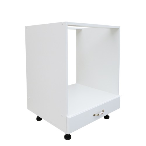 Corp pentru cuptor incorporabil cu sertar Zebra, alb/MDF Alb Mat, fara blat, 60 x 82 x 57 cm [2]