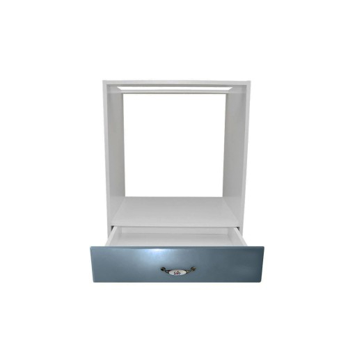  Corp pentru cuptor incorporabil cu sertar Zebra, alb/MDF Albastru, fara blat, 60 x 82 x 57 cm [2]