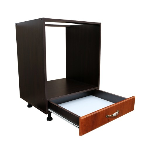  Corp pentru cuptor incorporabil cu sertar Zebra, wenge/MDF Cedru, fara blat, 60 x 82 x 57 cm [4]