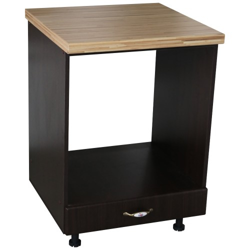 Corp pentru cuptor incorporabil cu sertar Zebra, Wenge/MDF Wenge, cu blat artar, 60 x 85 x 60 cm [1]