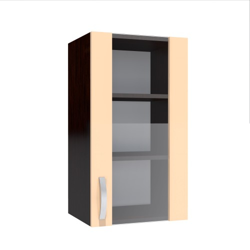 Corp superior 40 vitrina cu 1 usa Zebra cappuccino [1]