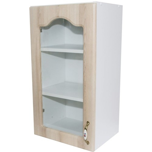 Corp superior 40 vitrina cu 1 usa Zebra MDF sonoma mustata [1]