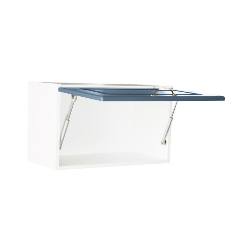 Corp superior 60 cu 1 usa orizontala pentru hota Zebra MDF albastru drept [4]