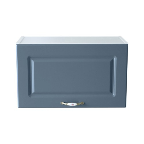 Corp superior 60 cu 1 usa orizontala pentru hota Zebra MDF albastru drept [3]