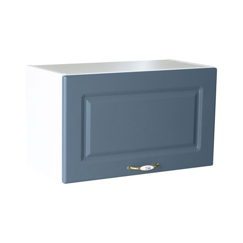 Corp superior 60 cu 1 usa orizontala pentru hota Zebra MDF albastru drept [1]