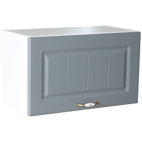 Corp superior 60 cu 1 usa orizontala pentru hota Zebra MDF gri dungi [1]