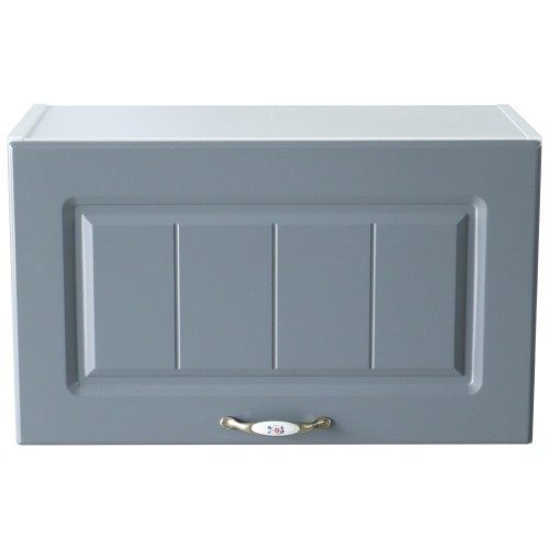 Corp superior 60 cu 1 usa orizontala pentru hota Zebra MDF gri dungi [4]