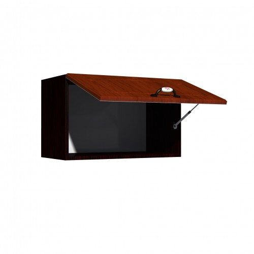 Corp superior 60 cu 1 usa orizontala pentru hota Zebra MDF mustata cedru [3]