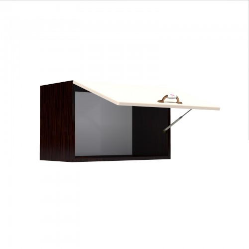 Corp superior 60 cu 1 usa orizontala pentru hota Zebra MDF vanilie simplu [3]