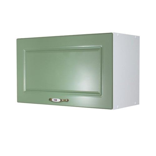 Corp superior 60 cu 1 usa orizontala pentru hota Zebra MDF verde drept [1]