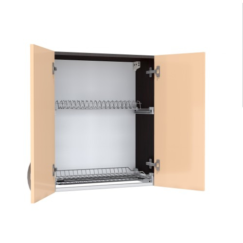 Corp superior 60 cu 2 usi cu scurgator de vase Zebra cappuccino [4]