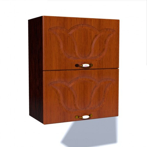 Corp superior 60 cu 2 usi orizontale Zebra MDF frunza cedru [1]