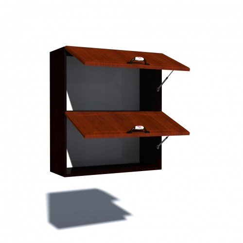 Corp superior 60 cu 2 usi orizontale Zebra MDF mustata cedru [2]