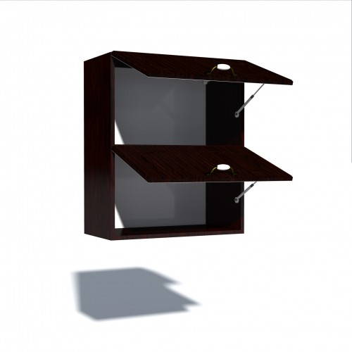 Corp superior 60 cu 2 usi orizontale Zebra MDF mustata wenge [3]