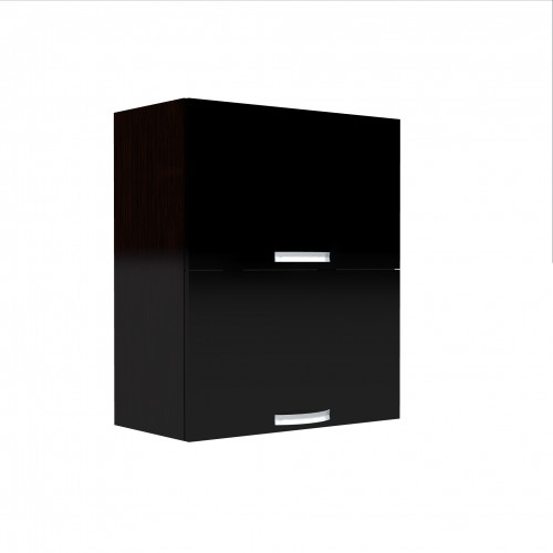 Corp superior 60 cu 2 usi orizontale Zebra negru [1]