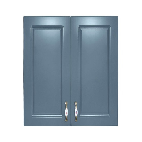 Corp superior 60 cu 2 usi pentru hota telescopica Zebra MDF albastru [4]