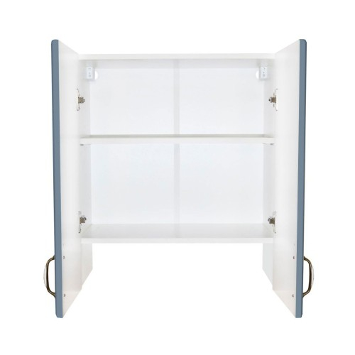 Corp superior 60 cu 2 usi pentru hota telescopica Zebra MDF albastru [3]