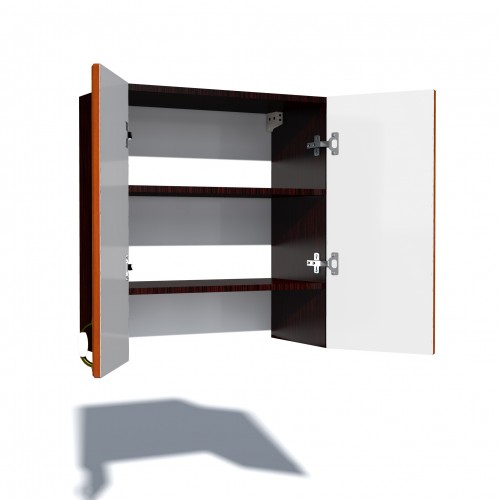 Corp superior 60 cu 2 usi pentru hota telescopica Zebra MDF frunza cedru [3]