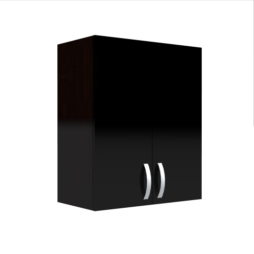 Corp superior 60 cu 2 usi pentru hota telescopica Zebra negru [1]