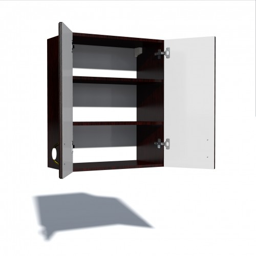 Corp superior 62 cu 2 usi Zebra MDF mustata wenge [2]