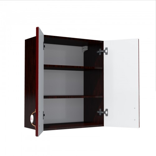 Corp superior 62 cu 2 usi Zebra MDF tulip rosu [2]