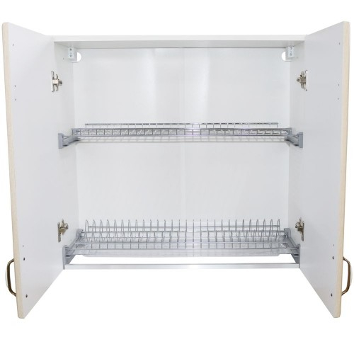 Corp superior 80 cu 2 usi cu scurgator de vase Zebra MDF sonoma mustata. [2]