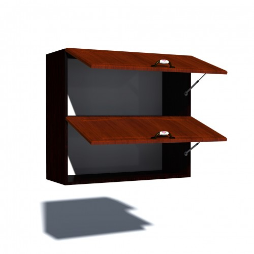 Corp superior 80 cu 2 usi orizontale Zebra MDF mustata cedru [3]