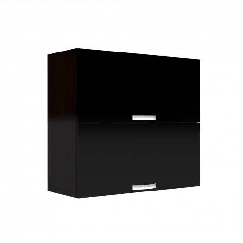 Corp superior 80 cu 2 usi orizontale Zebra negru [1]