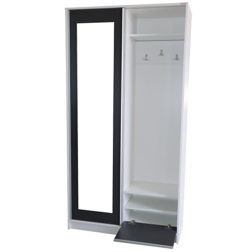 Cuier David Alb, 100 x 38 x 194 cm [3]