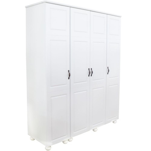 Dormitor Dynasty Alb cu pat 180x200 cm [10]