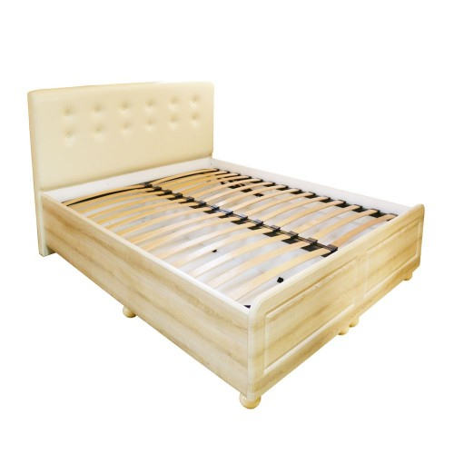 Dormitor Dynasty MDF Sonoma cu pat pentru saltea 140x200 cm [6]