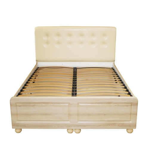 Dormitor Dynasty MDF Sonoma cu pat pentru saltea 140x200 cm [8]