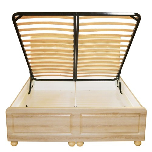 Dormitor Dynasty MDF Sonoma cu pat pentru saltea 160x200 cm [7]