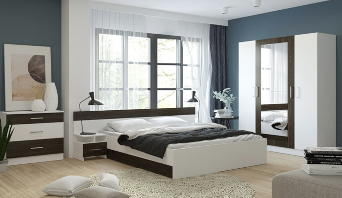 Dormitor Lagos Wenge&Alb [1]