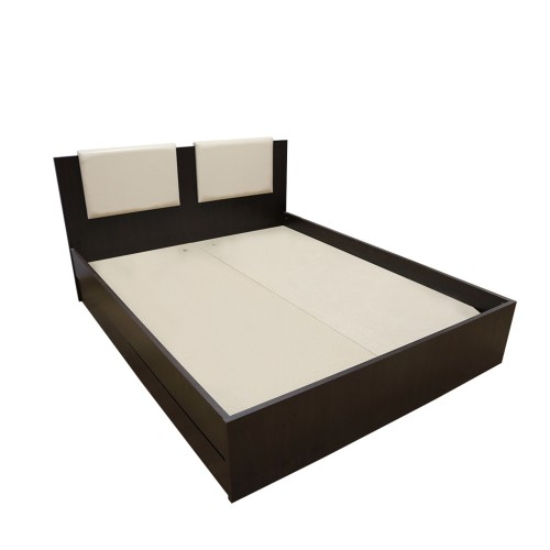 Dormitor Laguna cu pat 140x200 cu 2 sertare Wenge cu Vanilie [8]