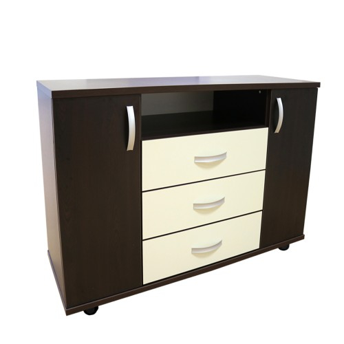 Dormitor Laguna cu pat 160x200 cu lada Wenge cu Vanilie [5]