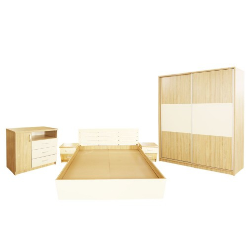 Dormitor Milano cu Pat Sonoma 160x200 cm [11]