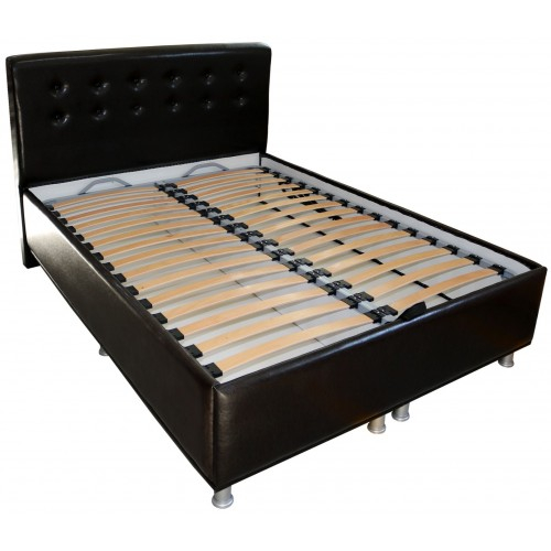 Dormitor Milano cu Pat Tapitat Wenge 140x200 cm [6]