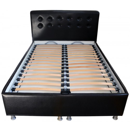 Dormitor Milano cu Pat Tapitat Wenge 140x200 cm [5]