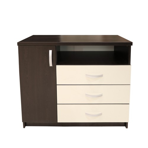 Dormitor Milano cu Pat Tapitat Wenge 160x200 cm [6]