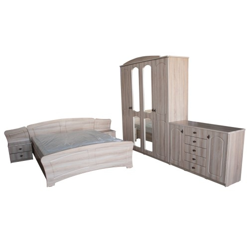 Dormitor Roma Sonoma cu pat 160x200 cm [6]