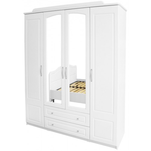 Dormitor Sara cu pat 160x200 cm cu somiera fixa [8]