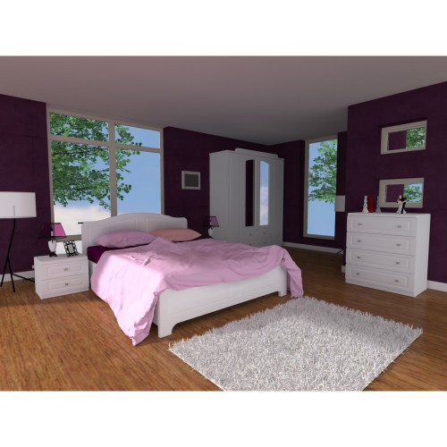 Dormitor Sara cu pat 160x200 cm cu somiera fixa [12]