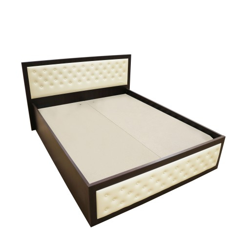 Dormitor Torino cu pat pentru saltea 140x200 cm, Wenge / Brad [9]