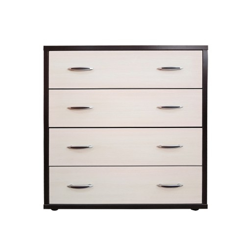 Dormitor Torino cu pat pentru saltea 160x200 cm, Wenge / Brad [7]