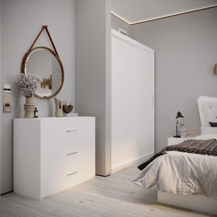 Dormitor Valencia Tapitat 2 Usi Alb [1]